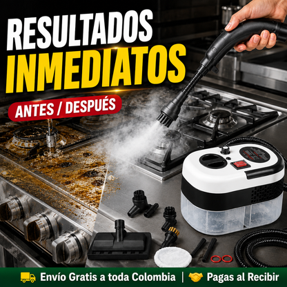 Limpiador a vapor multifuncional