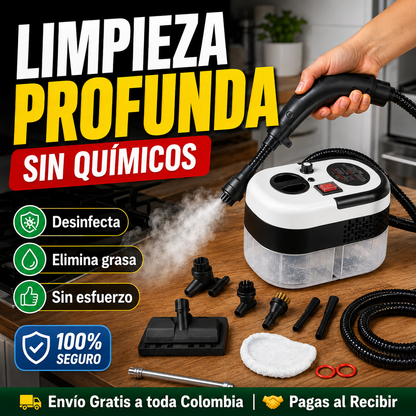 Limpiador a vapor multifuncional